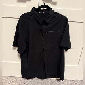 Arc’teryx Black Short Sleeve Snap Shirt